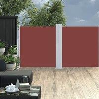 Berkfield Home Retractable Side Awning Brown 120x600 cm