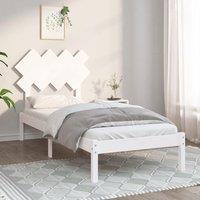 Berkfield Home Bed Frame White 90x200 cm Solid Wood