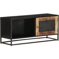 Berkfield Home TV Cabinet 90x30x40 cm Rough Mango Wood in Brown | Size: 90 x 30 x 40 cm