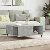 Berkfield Home Coffee Table Concrete Grey 80x80x36.5 cm Engineered Wood