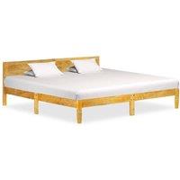 Bed Frame Solid Mango Wood 200 cm