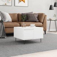 Berkfield Home Coffee Table White 55x55x36.5 cm Engineered Wood