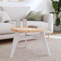 Table Top Round 60x3 cm Solid Wood Pine