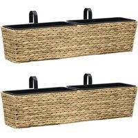 Garden Planters 2 pcs Water Hyacinth