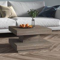 Berkfield Home Coffee Table Grey 60x60x35 cm MDF | Size: 60 x 60 x 35 cm
