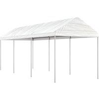 Berkfield Home Gazebo with Roof White 6.69x2.28x2.69 m Polyethylene