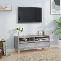 Berkfield Home TV Cabinet Grey Sonoma 100x34.5x44.5 cm Engineered Wood