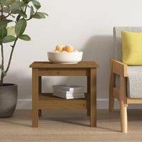 Coffee Table Honey Brown 45x45x40 cm Solid Wood Pine