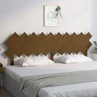 Berkfield Home Bed Headboard Honey Brown 196x3x80.5 cm Solid Wood Pine