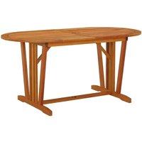 Garden Table 160x85x75 cm Solid Wood Eucalyptus