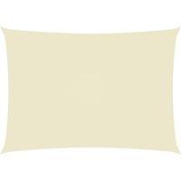 Sunshade Sail Oxford Fabric Rectangular 2.5x5 m Cream