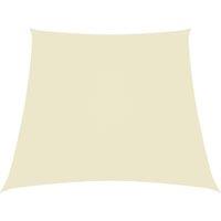 Sunshade Sail Oxford Fabric Trapezium 3/5x4 m Cream