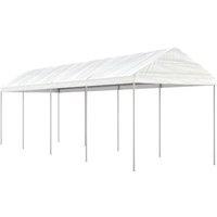 Berkfield Home Gazebo with Roof White 8.92x2.28x2.69 m Polyethylene