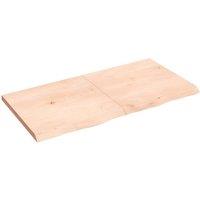 Wall Shelf 120x60x(2-4) cm Untreated Solid Wood Oak
