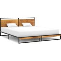 Bed Frame Metal 180x200 cm Super King