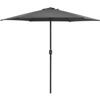 Outdoor Parasol with Aluminium Pole 270x246 cm Anthracite