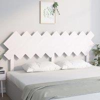 Berkfield Home Bed Headboard White 178x3x80.5 cm Solid Wood Pine