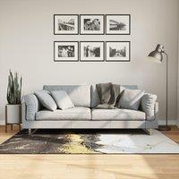 Berkfield Home Rug Washable Multicolour 120x180 cm Anti Slip | Size: 100 cm diameter