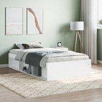 Berkfield Home Bed Frame White 90x200 cm
