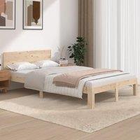 Bed Frame Solid Wood Pine 120x200 cm
