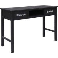 Console Table Black 110x45x76 cm Wood
