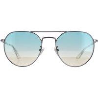Aviator Shiny Ruthenium Smoke Mirror Silver SPLF14 Urban 7