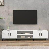 Berkfield Home TV Cabinet White 180x31.5x40 cm Engineered Wood