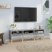 TV Cabinet Grey Sonoma 150x30x44.5 cm Engineered Wood