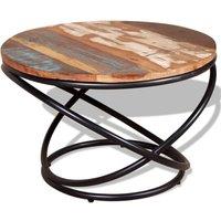 Berkfield Home Coffee Table Solid Reclaimed Wood 60x60x40 cm | Size: 60 x 60 x 40 cm