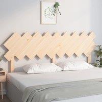 Berkfield Home Bed Headboard 178x3x80.5 cm Solid Wood Pine in Brown