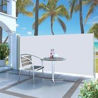 Patio Retractable Side Awning 140x300 cm Cream