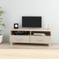 Berkfield Home TV Cabinet HAMAR Honey Brown 106x40x40 cm Solid Wood Pine | Size: 106 x 40 x 40 cm