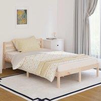 Berkfield Home Day Bed Solid Wood Pine 120x200 cm in Brown | Size: Small Double