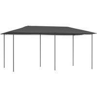 Berkfield Home Gazebo 3x6x2.6 m Anthracite 160 g/m in Black