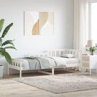 Berkfield Home Day Bed White 90x200 cm Solid Wood Pine