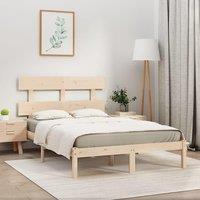 Berkfield Home Bed Frame Solid Wood 200x200 cm in Brown