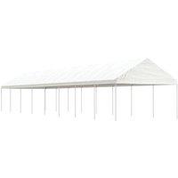 Berkfield Home Gazebo with Roof White 17.84x4.08x3.22 m Polyethylene