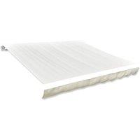 Berkfield Home Awning Top Sunshade Canvas Cream 4 x 3 m in Beige