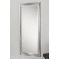 Textured Chrome Silver Full length mirror 168.5x77cm
