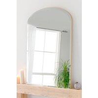 Minimal Bevelled Mantle Mirror Gold 91(w) x 120cm(h)