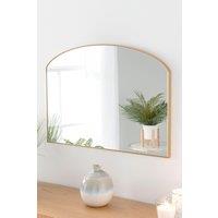 Minimal arched mirror Gold 71(w) x 49cm(h)