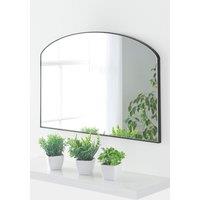 Minimal arched mirror Black 71(w) x 49cm(h)