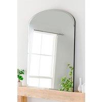 Minimal Bevelled Mantle Mirror Black 91(w) x 120cm(h)
