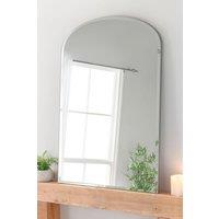 Minimal Bevelled Mantle Mirror Silver 91(w) x 120cm(h)