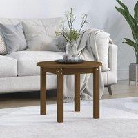 Berkfield Home Coffee Table Honey Brown 55x45 cm Solid Wood Pine