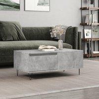Berkfield Home Coffee Table Concrete Grey 90x50x36.5 cm Engineered Wood