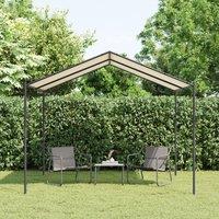 Berkfield Home Canopy Tent Beige 3x3 m Steel & Fabric