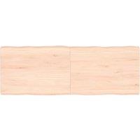 Table Top 140x50x(2-6) cm Untreated Solid Wood Live Edge