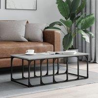 Berkfield Home Coffee Table Grey Sonoma 100x50x35.5 cm Engineered Wood