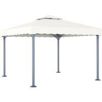 Berkfield Home Gazebo 300x300 cm Cream Aluminium in Beige